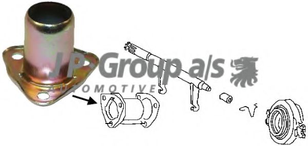 JP GROUP - 8130300100 - Направляюча гільза зчеплення Audi 100/VW Passat/VW Transporter 76-