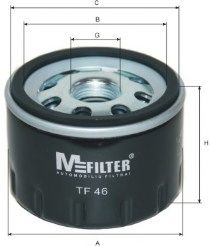 MFILTER - TF 46 - Фильтр масла Kangoo 1.9D/1.5dCi/1.4i/1.6i/Trafic/Vivaro
