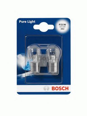 BOSCH - 1 987 301 017 - Лампа p21w 12v (блистер 2 шт.) (пр-во Bosch)