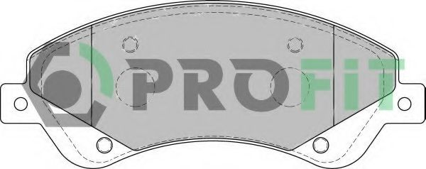 PROFIT - 5000-1929 - Колодки гальмівні дискові