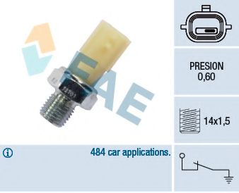 Датчик тиску масла Nissan Primastar/Opel Movano 2.5CDTi  03-