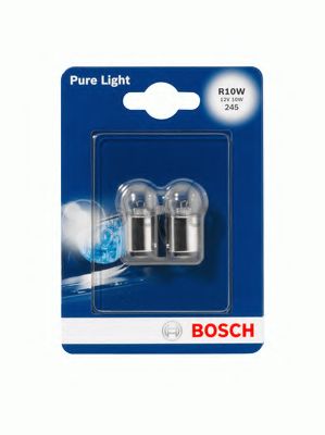 BOSCH - 1 987 301 019 - Лампа R10W 12V 10W BA15s R10W   Pure Light