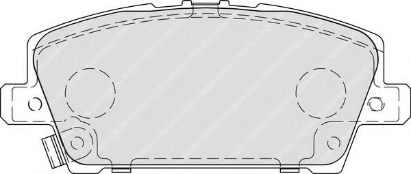 Гальмівні колодки дискові передні  Honda Civic 06-
