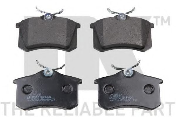 Гальмівні колодки дискові зад. Citroen/Peugeot/Renault/VAG (17mm)