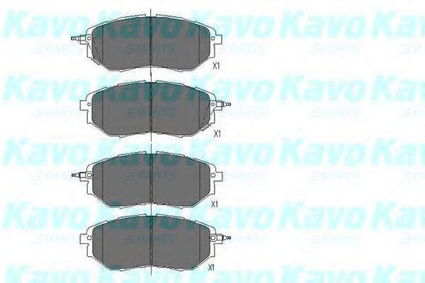 KAVO PARTS - KBP-8020 - Гальмівні колодки дискові перед. Subaru Tribeca 05-/Forester 12-/Legacy 3,0  03-