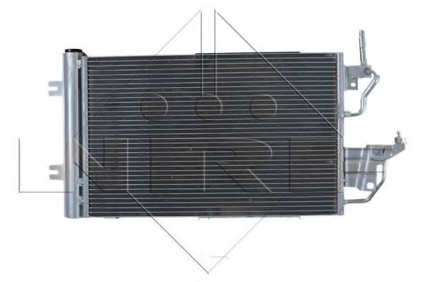 NRF - 35633 - Радіатор кондиціонера  Opel Astra H,  Zafira B 1.3D-2.0  04-