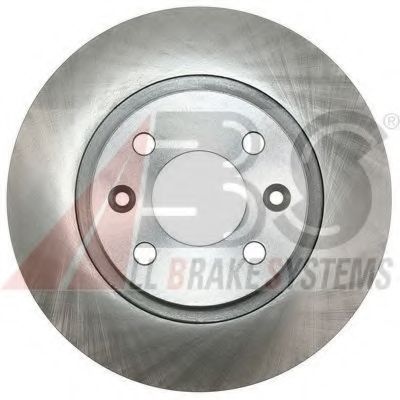 A.B.S. - 17619 - (з ABS)Гальм.диск перед. Dacia Logan 1.4/1.6  04-  Renault Twingo 1.2   96-