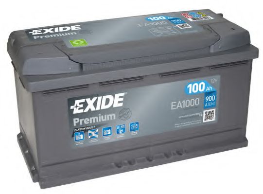 EXIDE - _EA1000 - Аккумулятор  100Ah-12v Exide PREMIUM(353х175х190),R,EN900