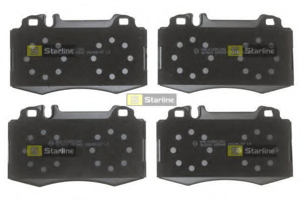 STARLINE - BD S699 - Колодки тормозные дисковые, к-кт.