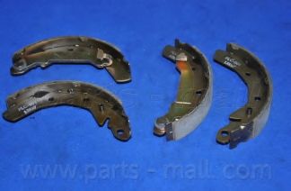 PARTS-MALL - PLC-001 - К-кт зад. барабан. колодок Daewoo Matiz, Chery QQ