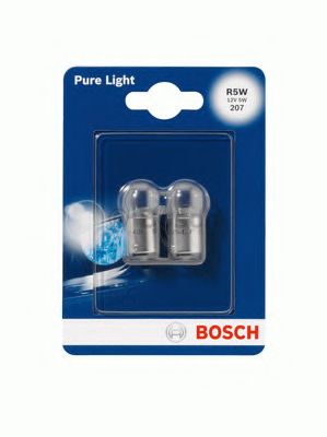 BOSCH - 1 987 301 022 - Лампа R5W 12V 5W BA 15s   Pure Light