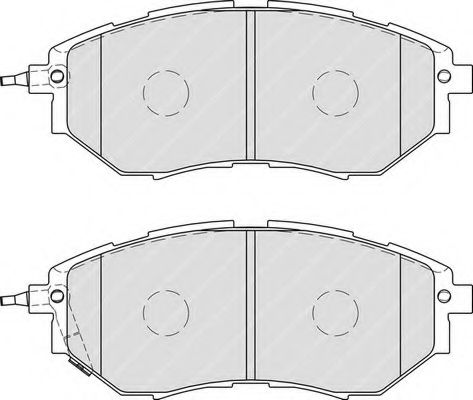 Гальмівні колодки дискові перед. Subaru Tribeca 05-/Forester 12-/Legacy 3,0  03-