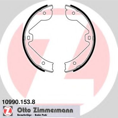 ZIMMERMANN - 10990.153.8 - Барабанні гальмівні колодки Audi A7/Mercedes GL-Class 06-