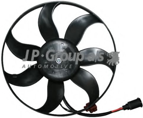JP GROUP - 1199106800 - Вентилятор радиатора Caddy 2.0TDi 07-10