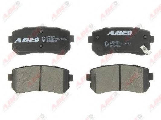 ABE - C20308ABE - Гальмівнi колодки дискові зад. Hyundai Accent I20/I30/Ix35/Sonata/Kia CeeD/Rio/Sportage 1.2-3.3 05-
