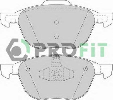 PROFIT - 5000-1594 - Гальмівні колодки дискові зад. Opel Vectra C 01-/Renault Laguna II 02-