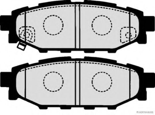 Гальмівні колодки дискові зад. Subaru Legacy IV 2,0/2,5 03-