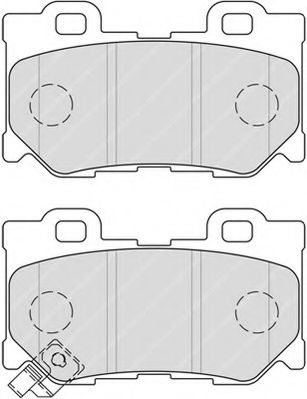 Гальмівні колодки зад. Nissan 370Z 09-/Infiniti FX 37/50 08- /GX 37 07-