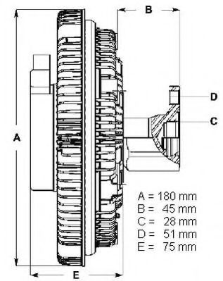 BERU - LK056 - Сцепление, вентилятор радиатора (Охлаждение)