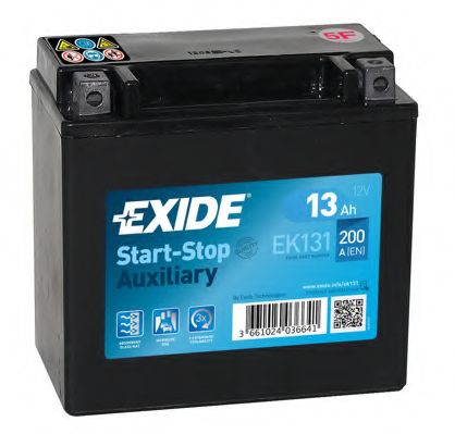 EXIDE - EK131 - АКБ MB/BMW 13Ah/200A 12V 145x90x150