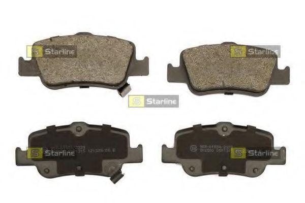 STARLINE - BDS481 - Колодки тормозные дисковые, к-кт.