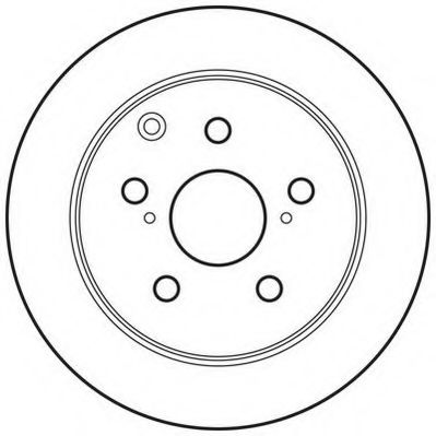 Гальмівний диск Toyota Avensis 2.2D 07.05-11.08