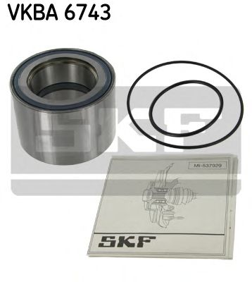 SKF - VKBA 6743 - Підшипник ступиці зад. Opel Movano B 2.3 CDTI 10- (колеса спарені)