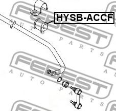 FEBEST - HYSB-ACCF - Втулка переднього стаб. 19mm Hyunday Accent; 1.3-1.6; 01.00-