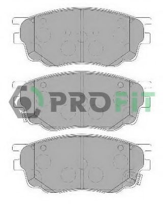 PROFIT - 5000-1707 - Гальмівні колодки дискові перед. Mazda 6 1.8 02-07