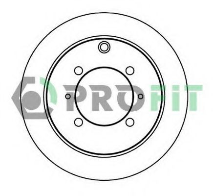 Диск гальмівний зад. Mitsubishi Galant/Space Wagon 1.8I 16V,2.0I 16V,2.0TD 92- +ABS