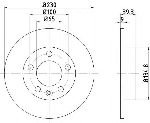TEXTAR - 92082500 - Тормозной диск (Тормозная система)