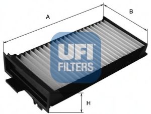 UFI - 53.104.00 - Фільтр салону