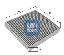 UFI - 54.101.00 - Фильтр, воздух во внутренном пространстве