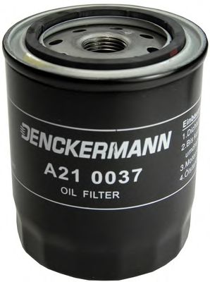 DENCKERMANN - A210037 - Фільтр масляний Nissan 200 SX, Almera 1.6/2.0 90- Daihatsu Charmant 1300 (МОТ. 4K-U)