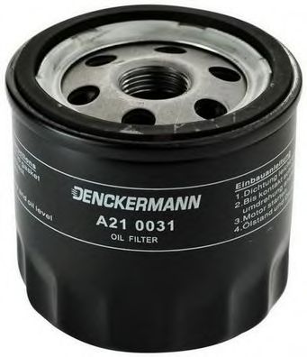 DENCKERMANN - A210031 - Фільтр масла Dacia 1.3, 1.4; Renault Fuego, R4, R5, R6, R9,