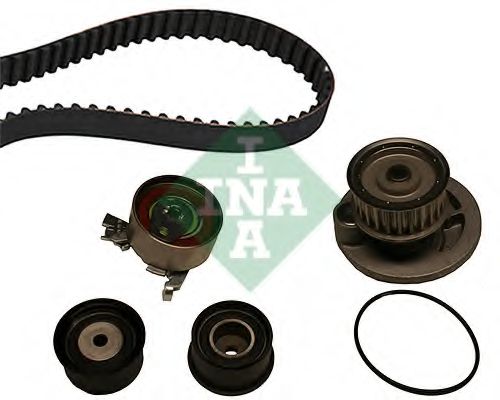INA - 530 0049 30 - К-кт ГРМ (пасок+ролики) з помпою Opel Vectra,Omega 1.8/2.0 16V 95-00, 169z