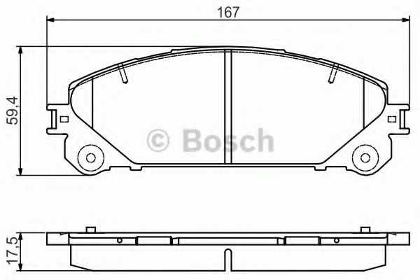 Гальмівні колодки дискові перед. Lexus RX 08-/Toyota Rav 4  12-