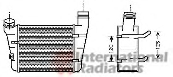 VAN WEZEL - 03004221 - Інтеркулер A4 1.9TDI ALL 01-05 (Van Wezel)