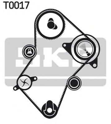 SKF - VKMC 03241-2 - Водяной насос + комплект зубчатого ремня