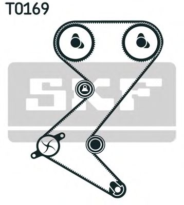 SKF - VKMC 03263 - Роликовий модуль натягувача ременя (ролик, ремінь, помпа)