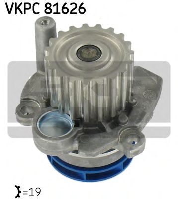 SKF - VKPC 81626 - Водяна помпа VAG/Seat/Skoda 1.9TDI, 2.0TDI 09.95-