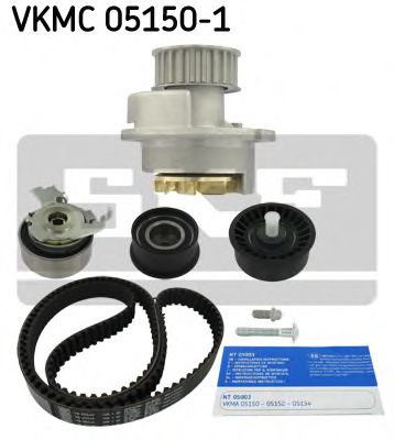 SKF - VKMC 05150-1 - Роликовий модуль натягувача ременя (ролик, ремінь, помпа)