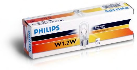 PHILIPS - 12516CP - Лампа W1.2W 12V 1.2W W2X4.6D