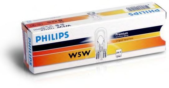 PHILIPS - 12961CP - Лампа W5W 12V W2.1X9.5D WB T10