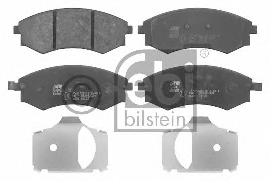 FEBI BILSTEIN - 16681 - Колодки гальмівні дискові