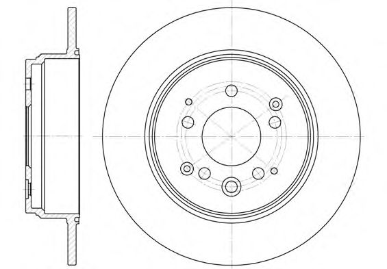 REMSA - 61157.00 - Гальмівний диск Honda CRV 2.0 02-06