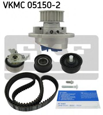 SKF - VKMC 05150-2 - Роликовий модуль натягувача ременя (ролик, ремінь, помпа)