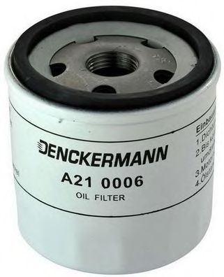 DENCKERMANN - A210006 - Фільтр масляний Ford Escort 1.3, 1.4, Fiesta 1.4, 1.6