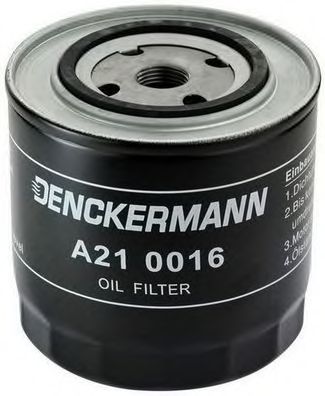 DENCKERMANN - A210016 - Фільтр масла Audi 100 2,0TD/2,4D 8/89-;2,5TDI -11/90