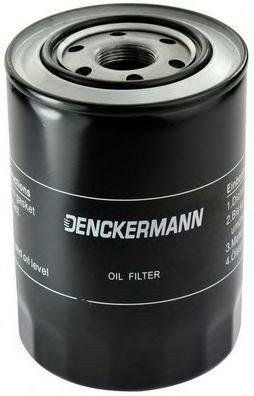 DENCKERMANN - A210108 - Фільтр масла Mitsubishi Pajero 2.8 TD 94-